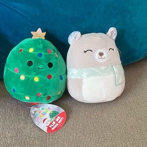 NWT Christmas squishmallow mini bundle